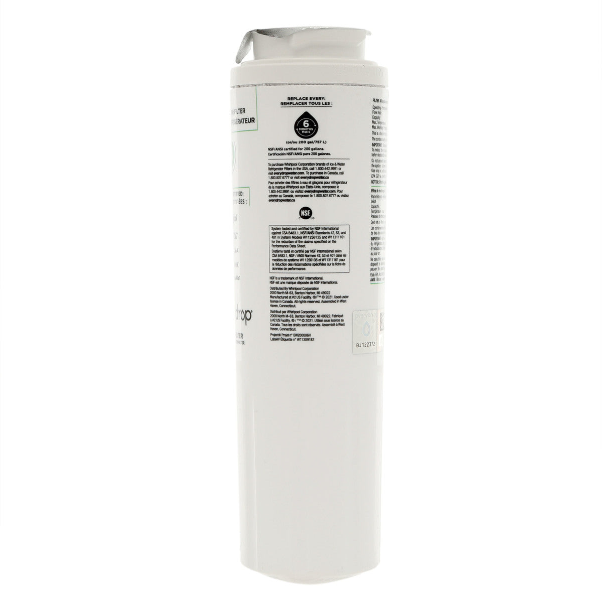 Whirlpool EDR4RXD1B #4 EveryDrop Refrigerator Water Filter - Appliance Parts Canada