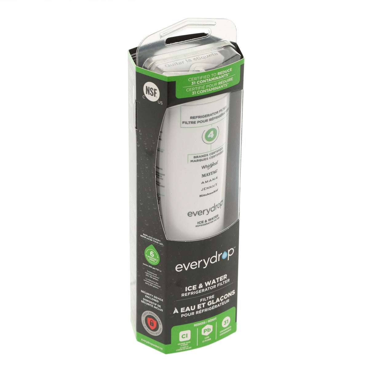 Whirlpool EDR4RXD1B #4 EveryDrop Refrigerator Water Filter - Appliance Parts Canada