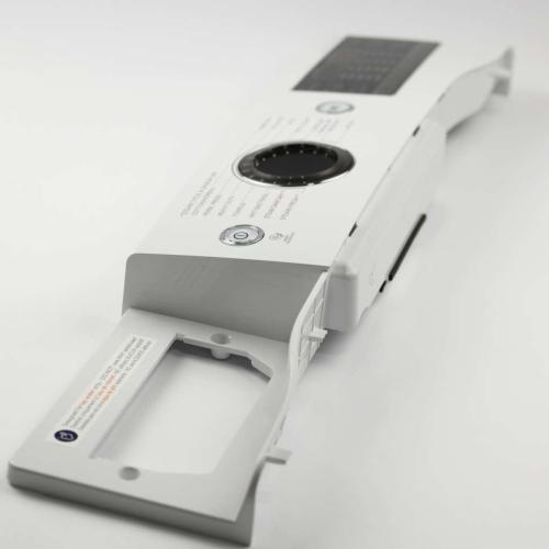 White electronic device with a solar panel on a light gray background