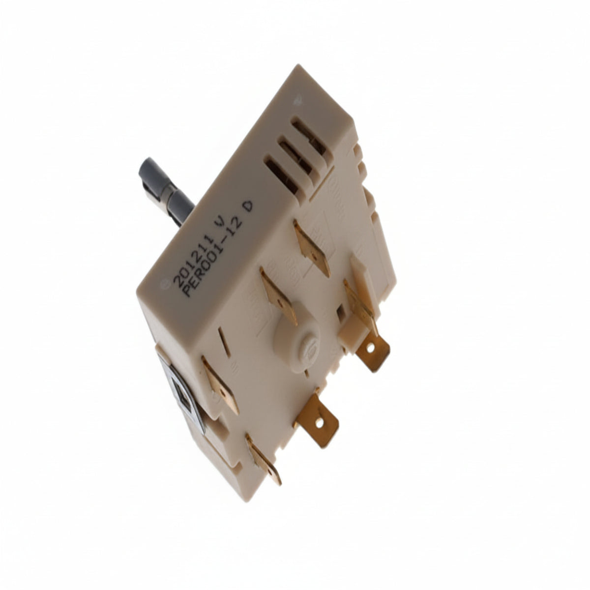 Electrical component on a white background