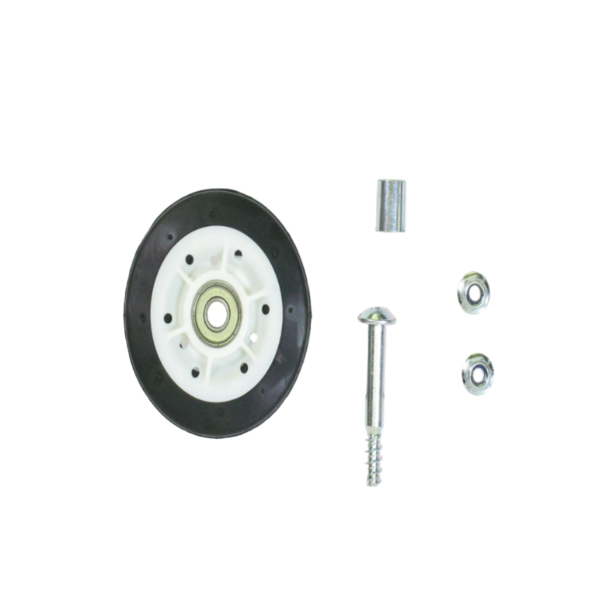 Mechanical component on a grid background