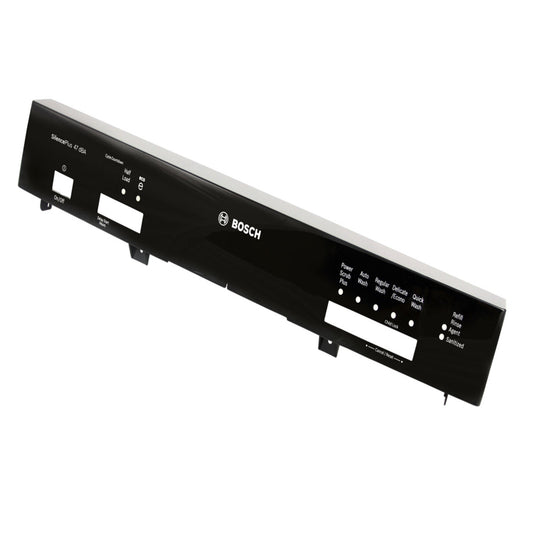 00665888 Bosch Dishwasher Facia Panel, Black