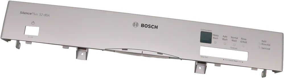 00687053 Bosch Dishwasher Facia Panel, Silver