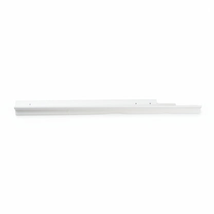 White fluorescent light bulb on a grid background