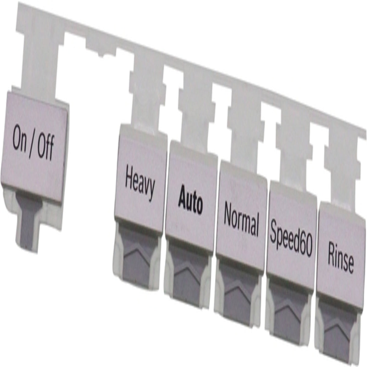 12016745 Bosch Dishwasher Push Button Set, Silver