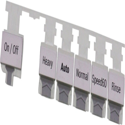 12016745 Bosch Dishwasher Push Button Set, Silver