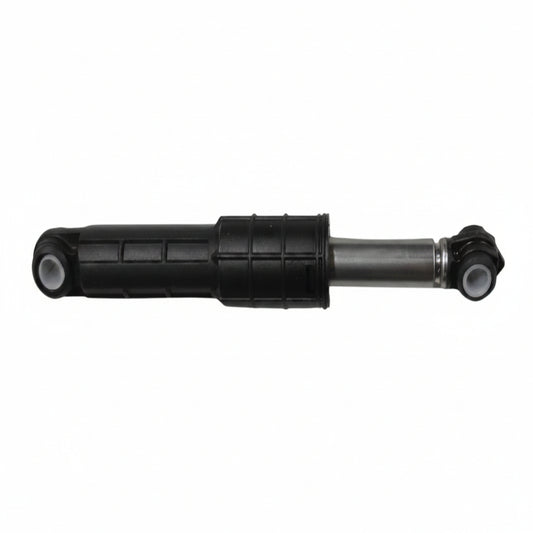 Black mechanical component on a white grid background