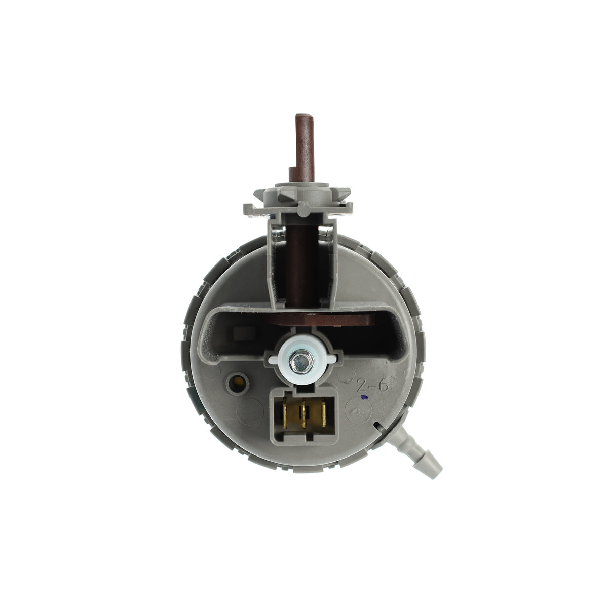 Mechanical component on a white background