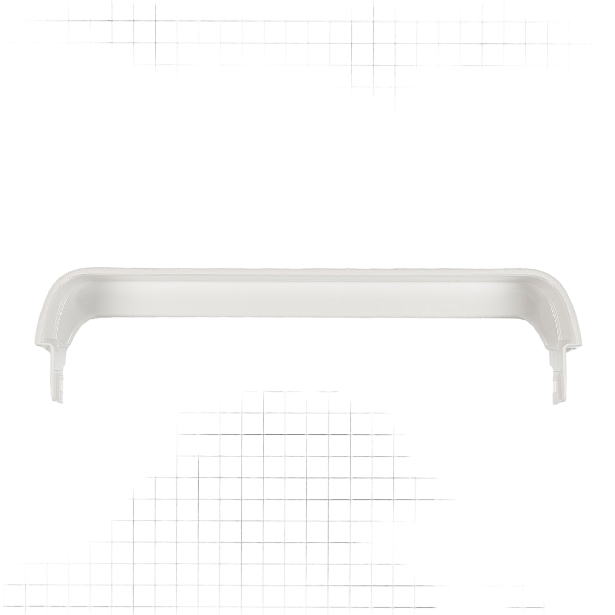 240383801 Frigidaire Refrigerator Gallon Door Shelf Bin, White