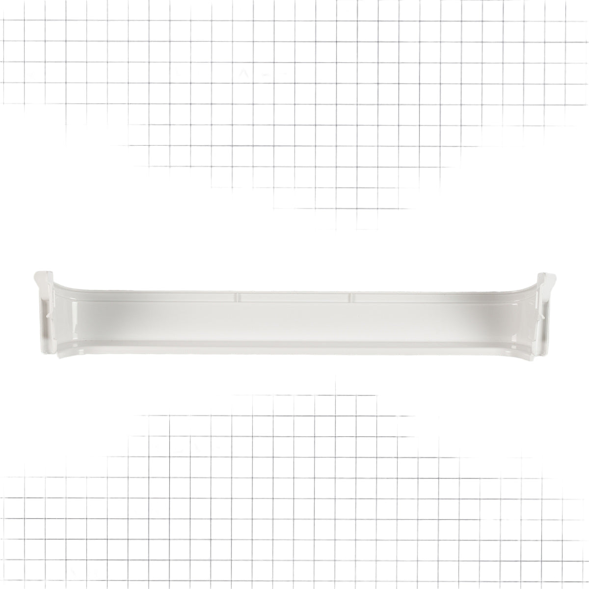 240383801 Frigidaire Refrigerator Gallon Door Shelf Bin, White