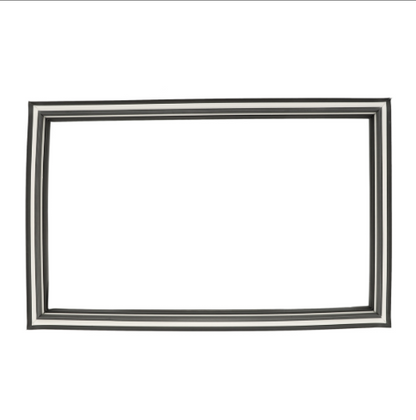 241872509 Frigidaire Refrigerator Freezer Door Gasket,Black