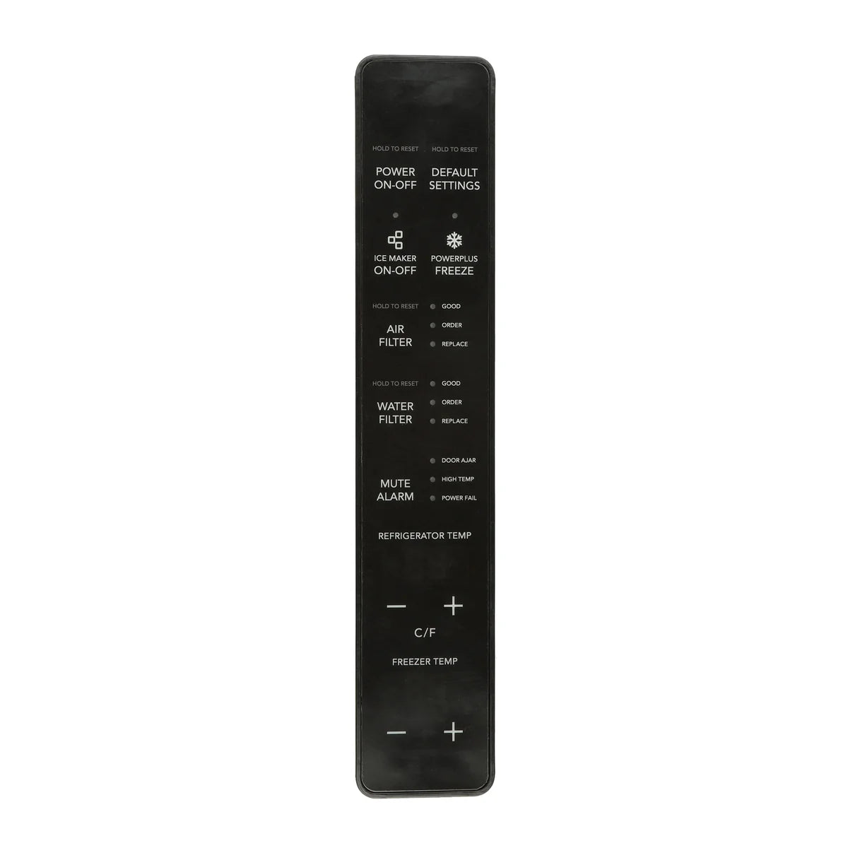 242048229 Frigidaire Refrigerator User Interface, Black