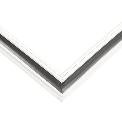 242193203 Frigidaire Refrigerator Freezer Door Gasket, White, Magnetic