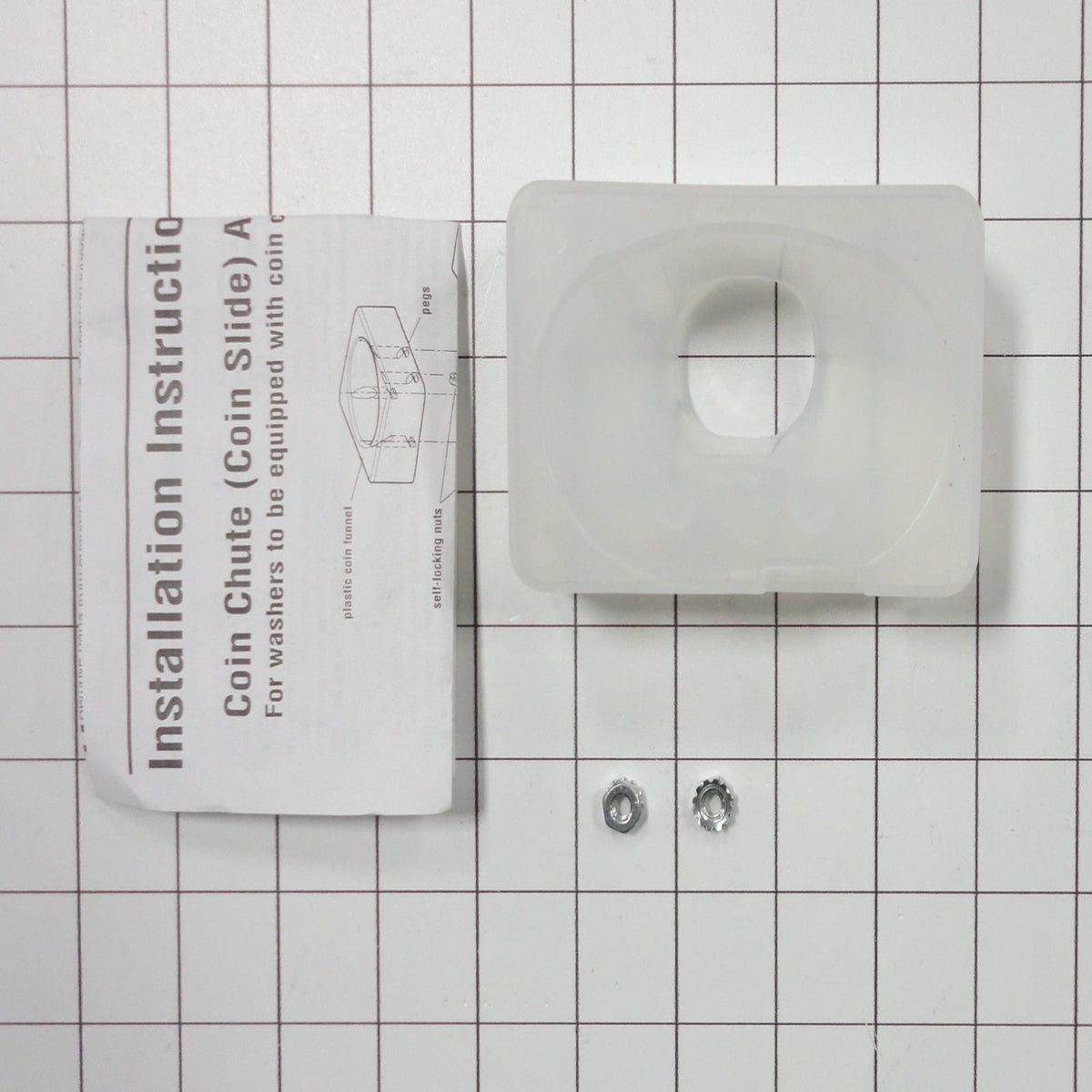 Whirlpool 279950 Commercial Laundry Coin Operation Coin Funnel & Plate