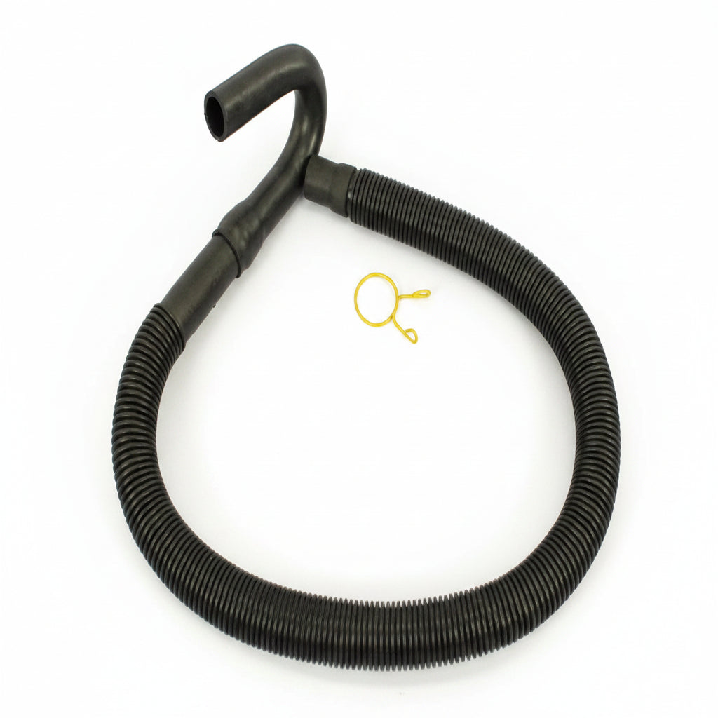 Black rubber hose on a blue background with 'Factory Certified Parts' branding.