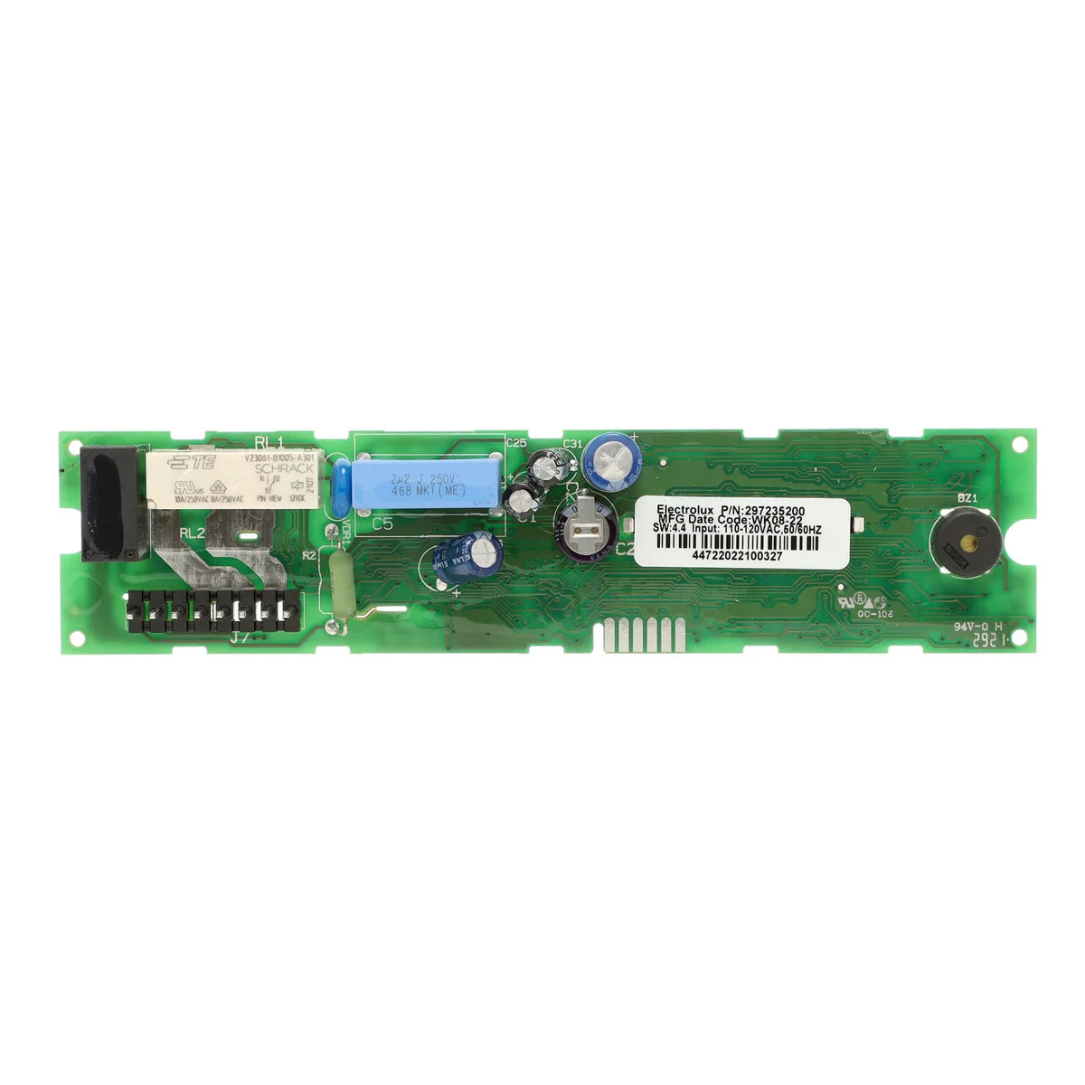 297235200 Frigidaire Refrigerator Freezer Main Control Board, White