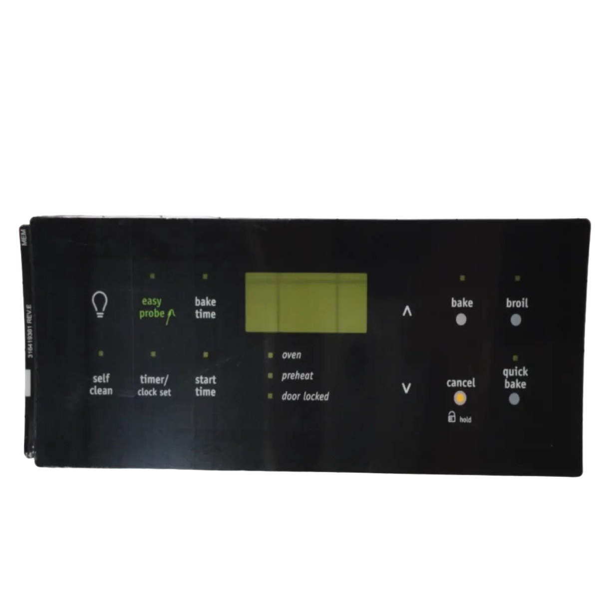 316419361 Frigidaire Range Overlay,Clock,Black,ES3310