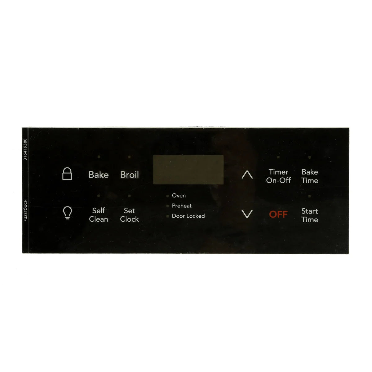 316419380 Frigidaire Range Overlay,EOC,Black,ES330