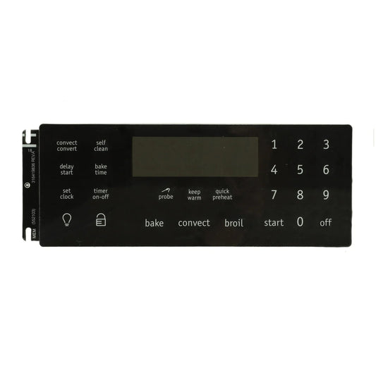 316419836 Frigidaire Stove Overlay - Clock, Black, ES515
