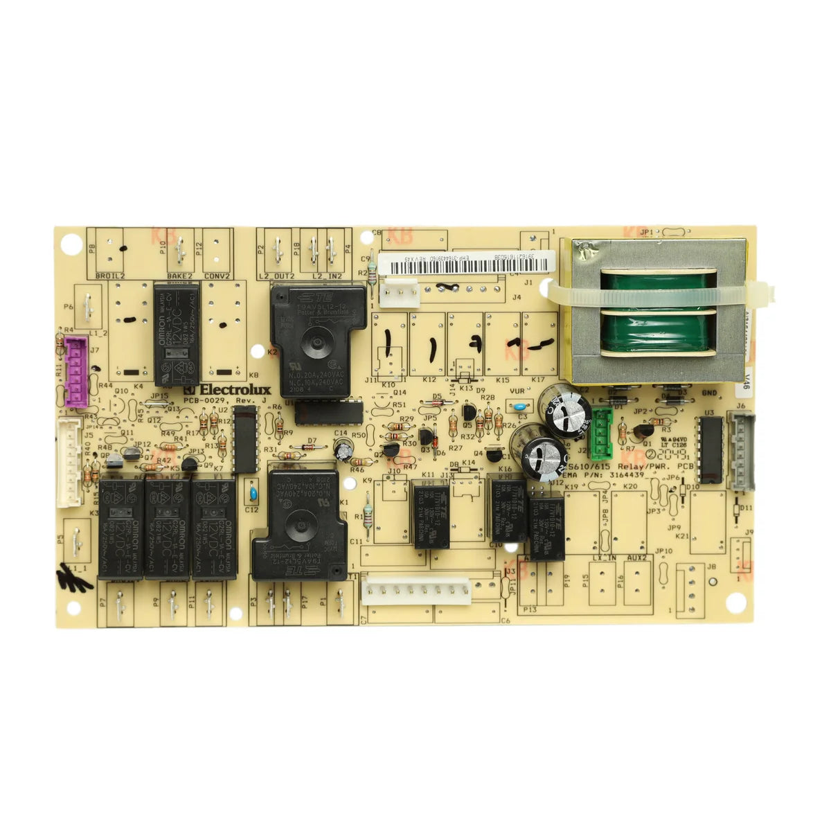 316443916 Frigidaire Range Relay Control Board