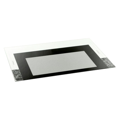 Frigidaire 316452758 Black Oven Door Glass with Foil