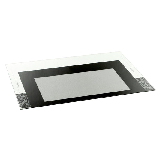 Frigidaire 316452758 Black Oven Door Glass with Foil
