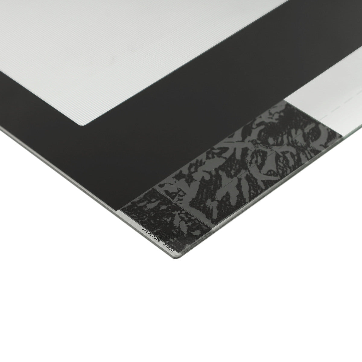 Frigidaire 316452758 Black Oven Door Glass with Foil