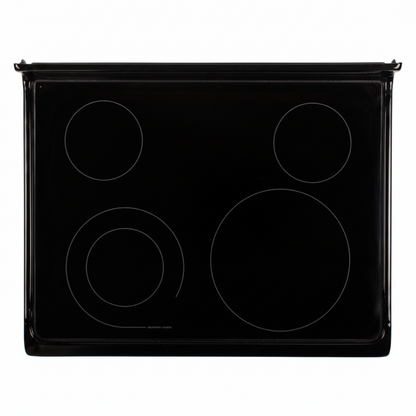316531983 Frigidaire Range Main Cooktop Glass Assembly, Black