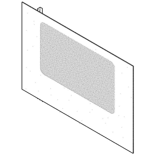316559108 Frigidaire Range Glass Assembly, Outer, White