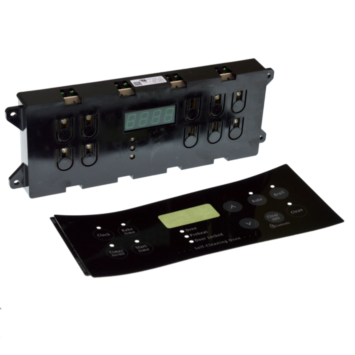 318414213 Frigidaire Range Electronic Clock/Timer with Overlay,Black