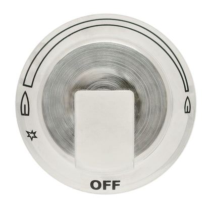 Frigidaire 318569904 KNOB,TOP VALVE,STAINLESS