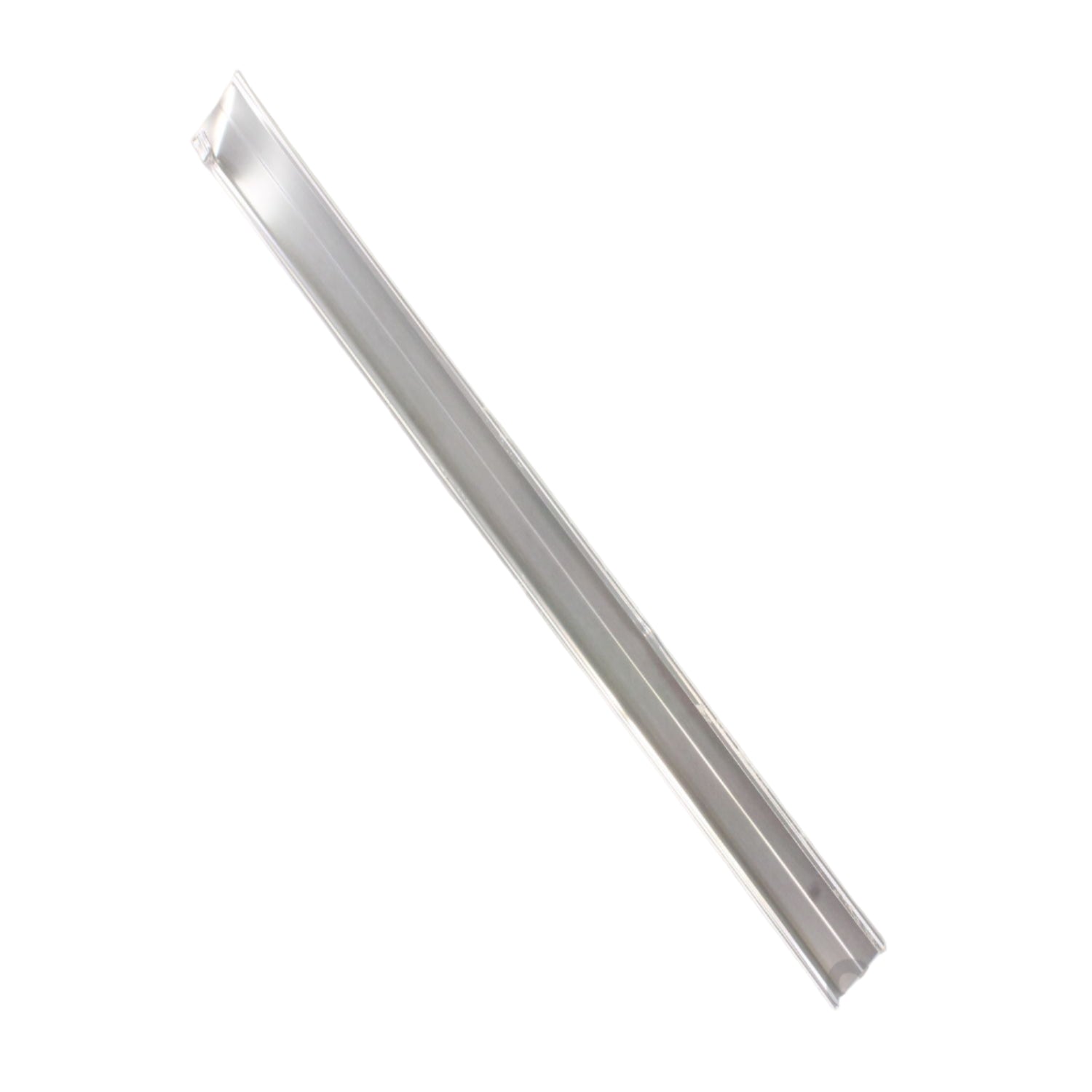 Metallic strip on a white background