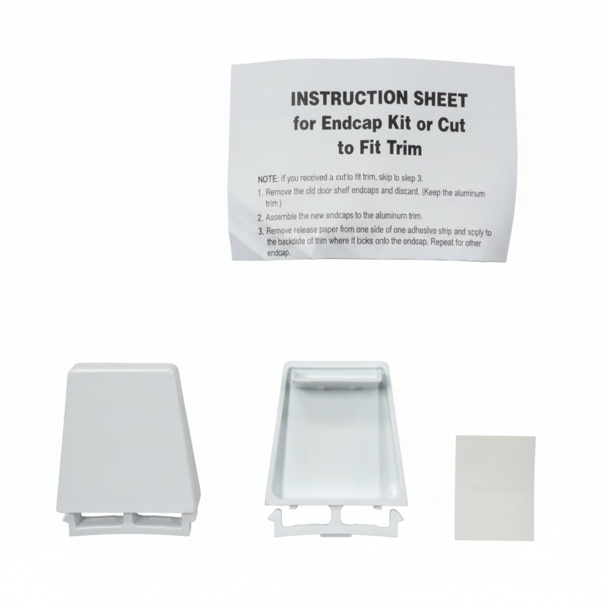 4386917 Whirlpool Refrigerator Door Shelf End Cap Set