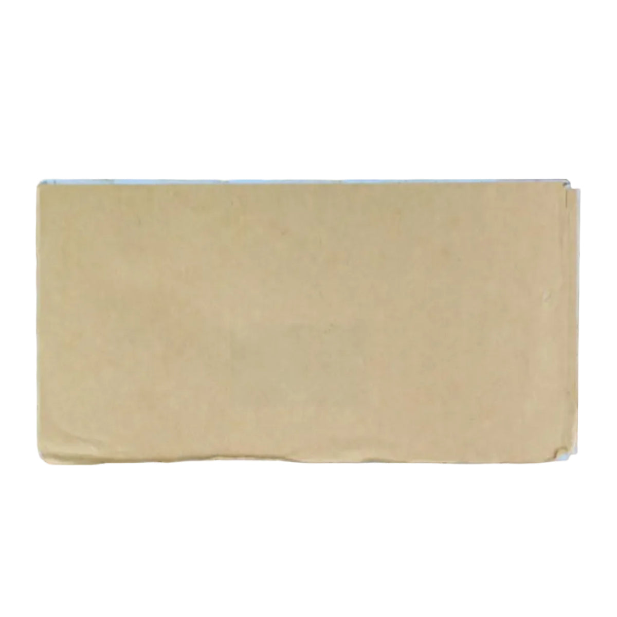 Rectangular beige sanding block on a grid background