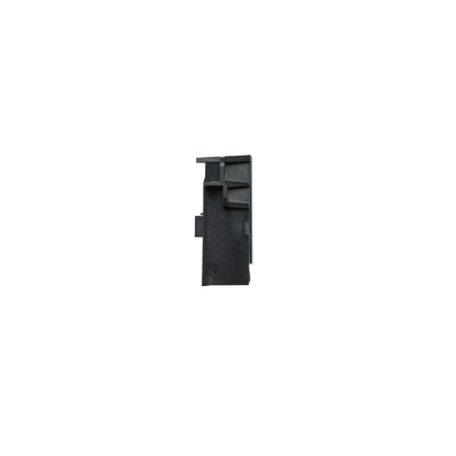 Black tactical magazine pouch on a white background