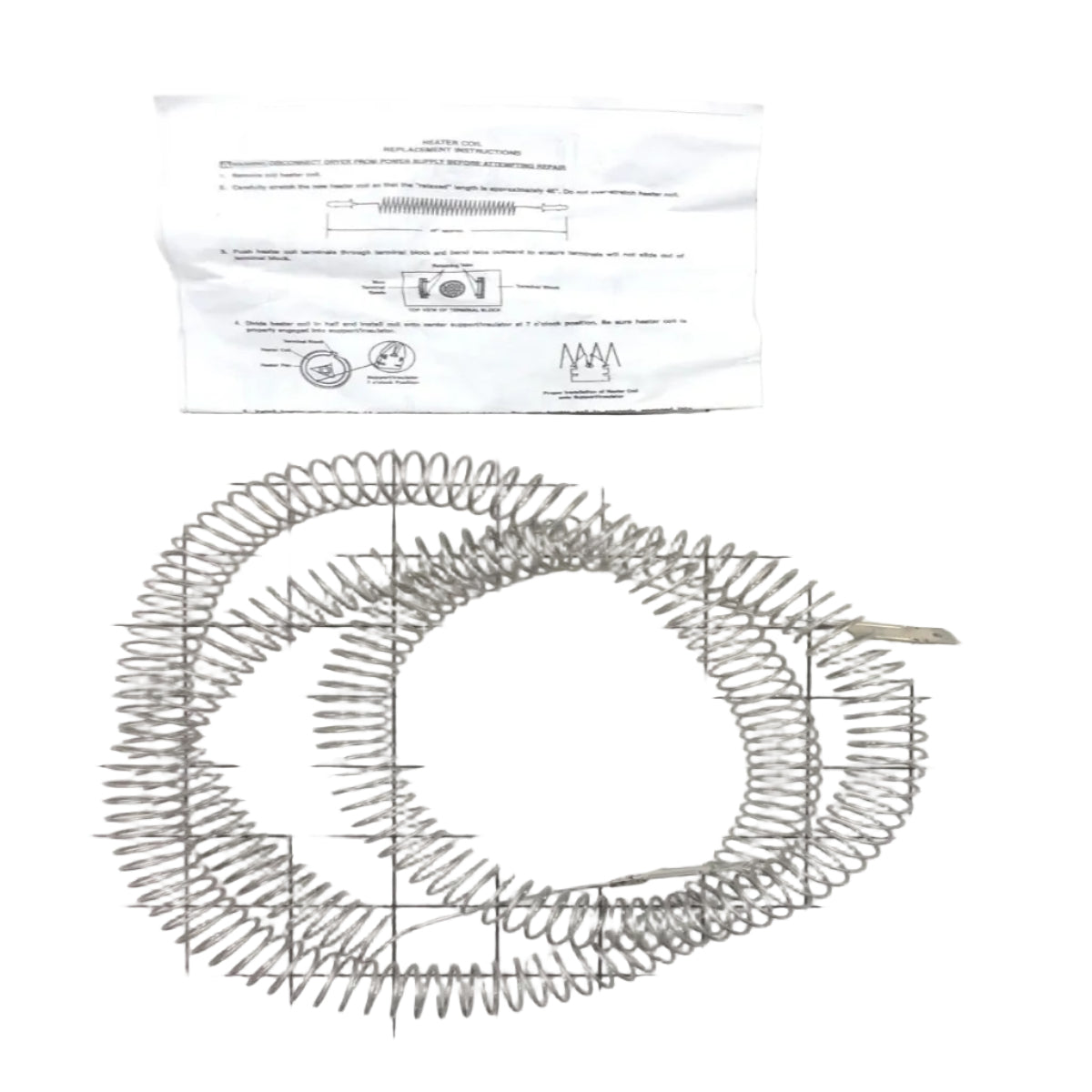 5300622034 Frigidaire Dryer Heating Element Coil with 5/16" Terminal Ends