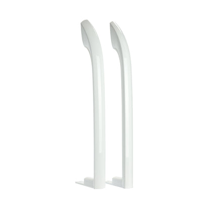 5304506469 Frigidaire Refrigerator Door Handles, White - Set of 2