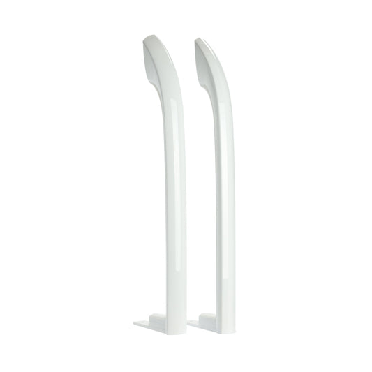 5304506469 Frigidaire Refrigerator Door Handles, White - Set of 2