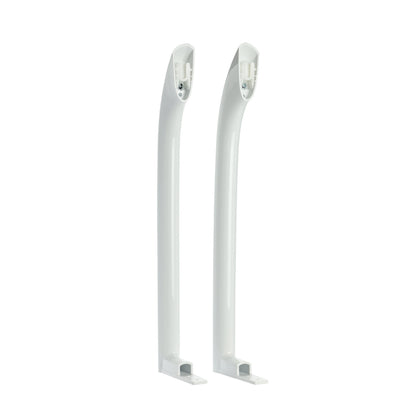 5304506469 Frigidaire Refrigerator Door Handles, White - Set of 2