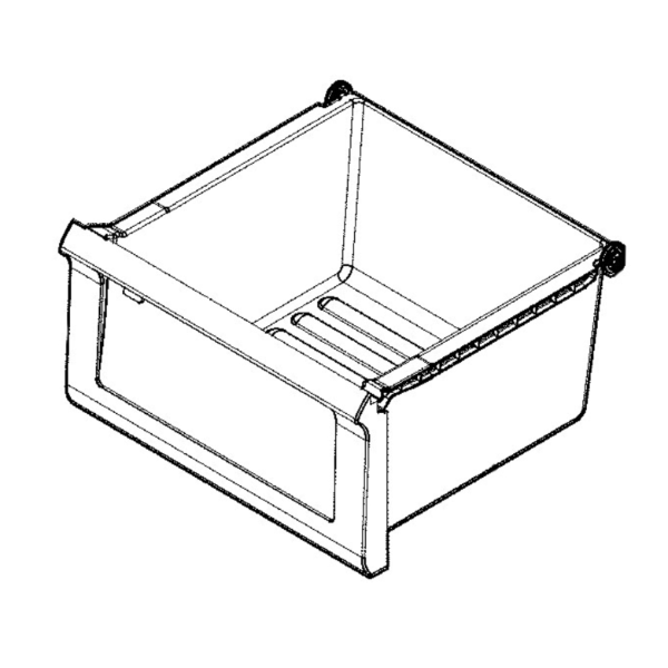 5304519461 Frigidaire Refrigerator Pan,Crisper W/Rear Rollers