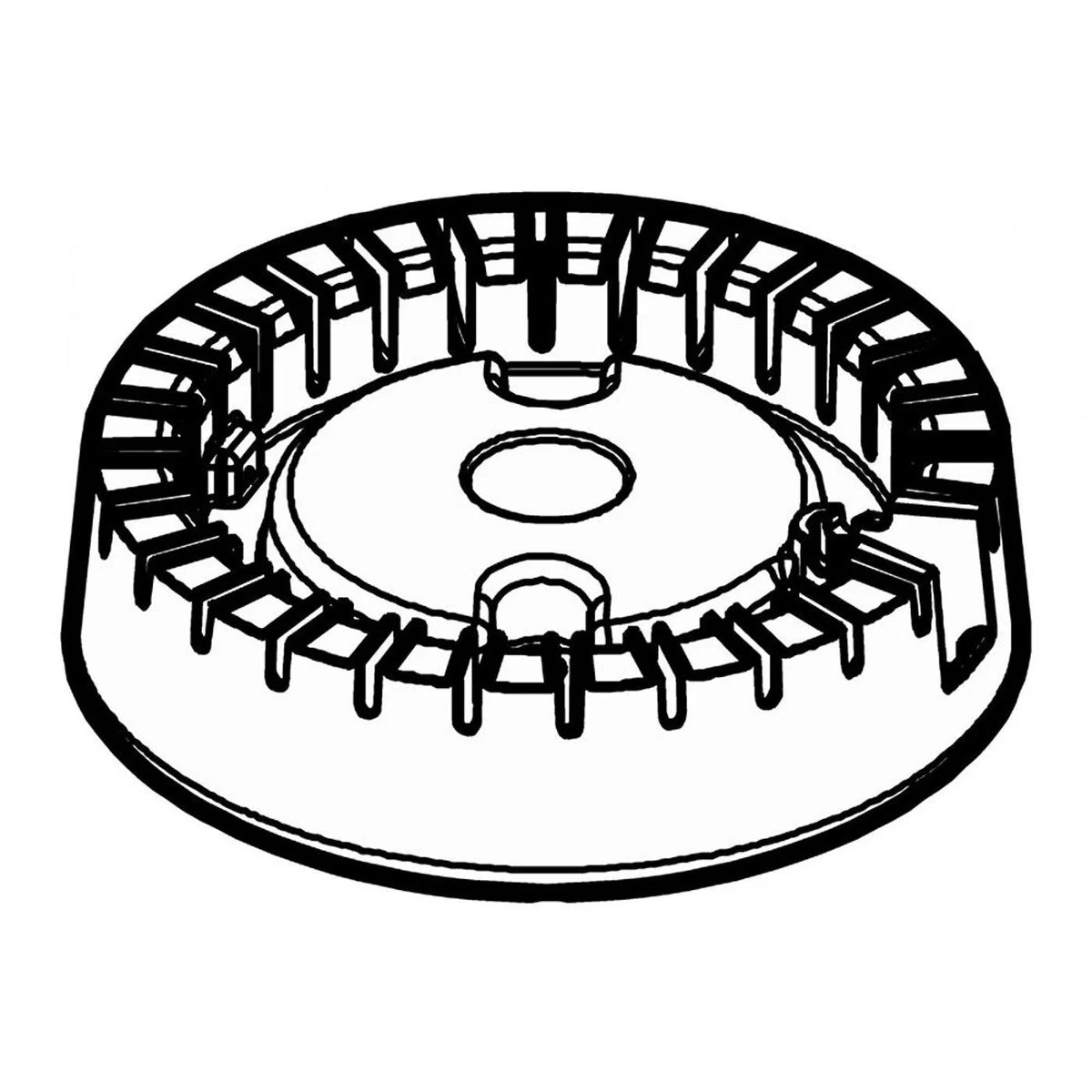 5304520369 Frigidaire Range Burner,Crown,Large,Aft