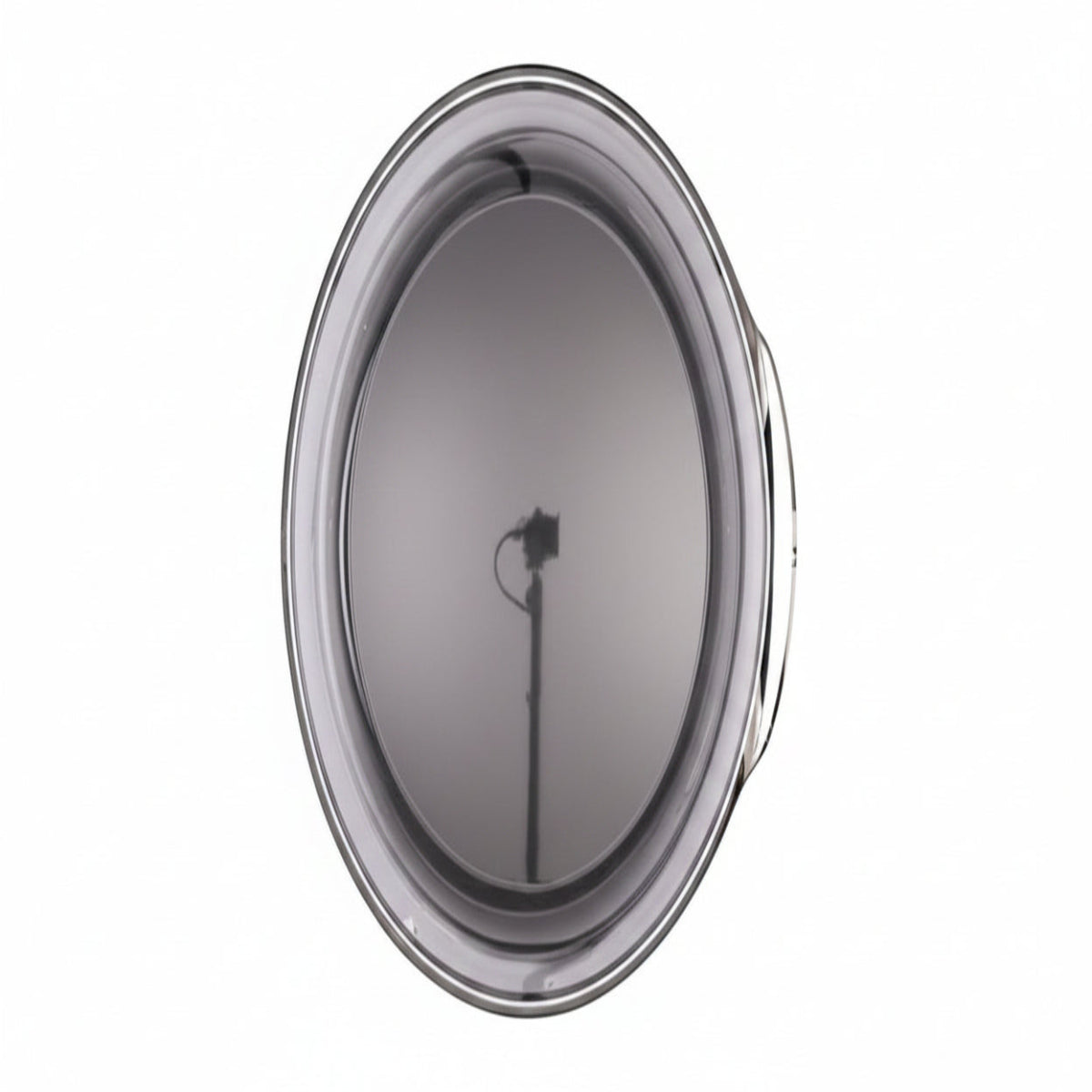 Metallic ring on a white background