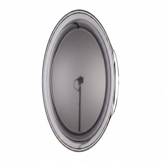 Metallic ring on a white background
