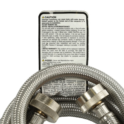 Frigidaire 5308816562 Washer Fill Hose, Stainless Steel, 72"