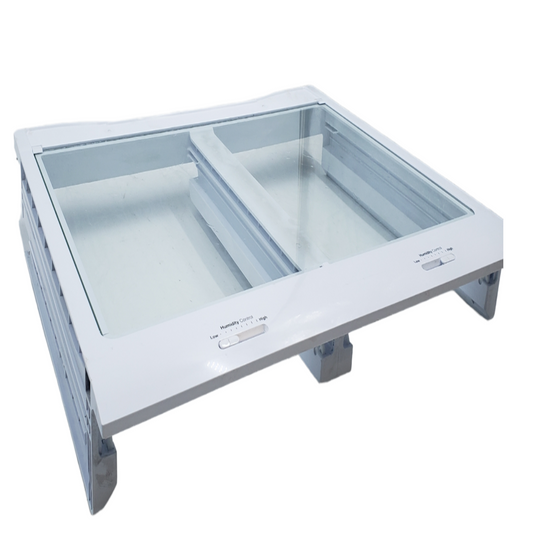 DA97-22450A Samsung Refrigerator Vegetable Shelf, Low Assembly
