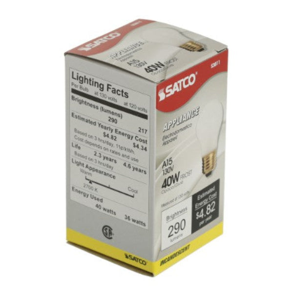8009 Whirlpool Appliance 40 Watt Appliance Light Bulb