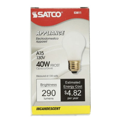 8009 Whirlpool Appliance 40 Watt Appliance Light Bulb