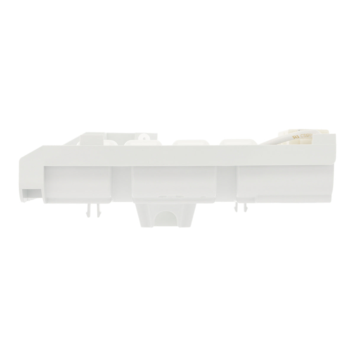 White electronic device on a white background