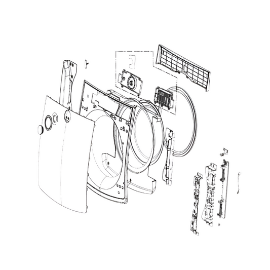 ADC75446402 LG Door Panel - Appliance Parts Canada