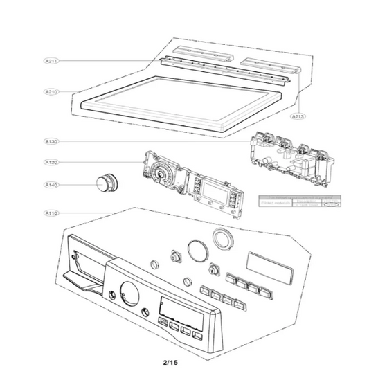 AGL55862047 LG Control Panel Assembly - Appliance Parts Canada